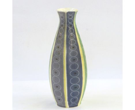 Poole&nbsp;pattern PLT&nbsp;vase, shouldered and ovoid, 27 cms high