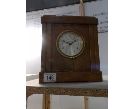 A 1920's 'Save and Die' clock issued by Haagsche Insurance Co., in working order, originally used 1 gilder per 24 hours but n
