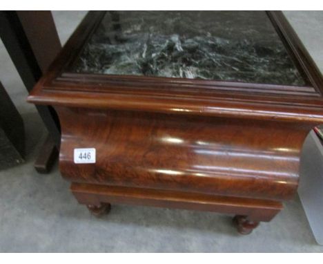 A Victorian mahogany commode converted to storage box