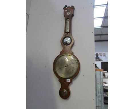 A mahogany barometer