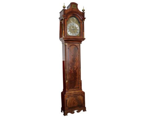 Standuhr Chippendale Mahogany Long-Case Clock by Thomas Wisswall of London, um 1900, wurde am 21.3.1976 als Chippendale Mahog