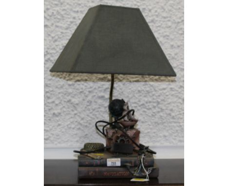 Book form 'Navigation' resin table lamp 