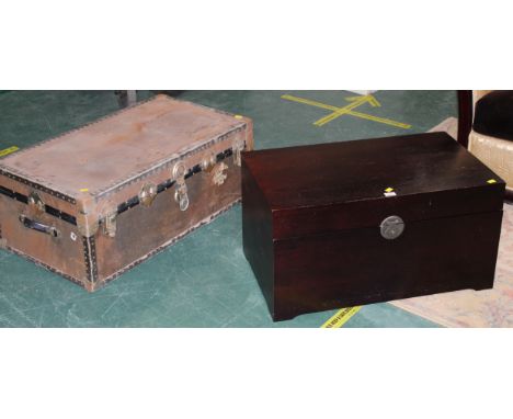 Eastern style bedding box and cabin trunk  