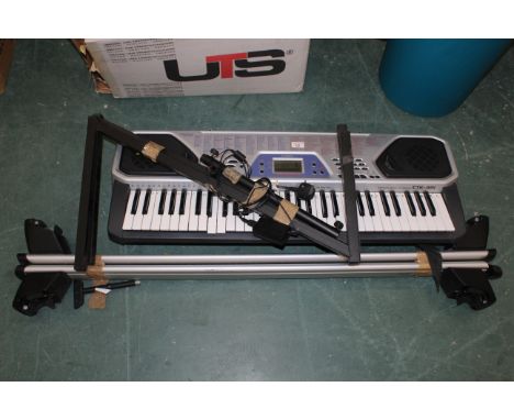 Casio keyboard, stand and cover, roof bars 