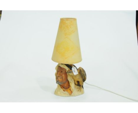 Table lamp with figural base 