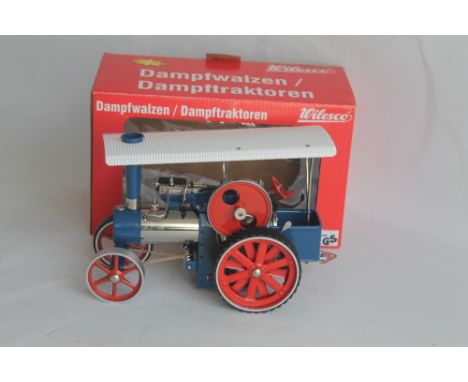 A BOXED WILESCO D405 LIVE STEAM TRACTION ENGINE