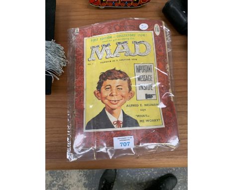 A VINTAGE MAD MAGAZINE, FIRST EDITION 