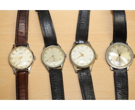 21 Mixed Manual Wind Watches for Sapres or Repair. Including Rare Hacrev with Heart Hour Batons, Oris Timex, Seiko, Roamer, R