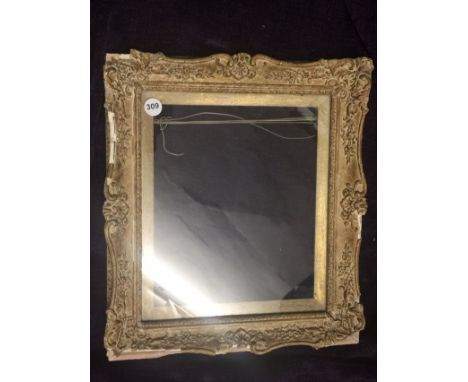 Vintage frame, 20th century, inset: 30.5cm x 26cm, outer frame: 44cm x 38cm (frame has glass within)