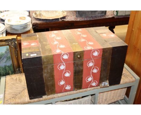 A decorated trunk