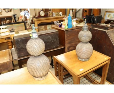 A pair of vintage soda syphons (one AF)