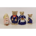 Wade Goldilocks and the Three Bears figures to include Goldilocks, Daddy Bear, Mummy Bear & Baby