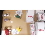 A collection of Wade Charlie Brown items to include Charlie Brown, Snoopy, Linus Van Pelt,