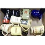 A collection of Wade water jugs to include Famous Grouse, White Horse, Dewars, Tia Maria, etc (1