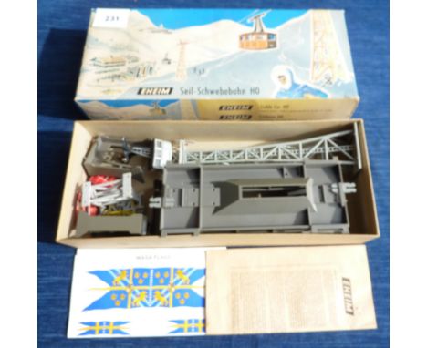 EHEIM BOXED CABLE CAR - SEIL SCHWEBEBAHN HO SCALE