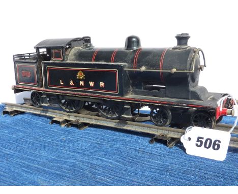 MARKLIN FOR BASSETT LOWKE 4-4-2T L&amp;NWR NO 44 C/W BODY CONVERTED TO ELECTRIC U/B