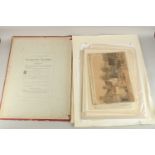 A FOLDER OF TWENTY SPORTING AND OTHER PRINTS AND ENGRAVINGS.