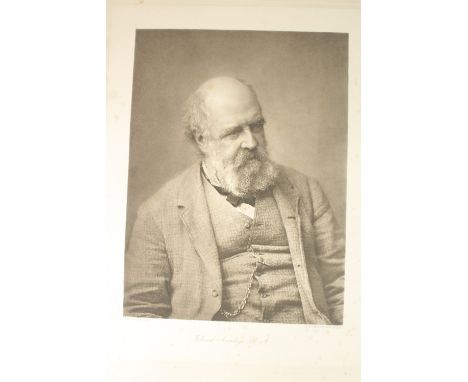 After Edward Armitage (1817-1896), a group of four prints including 'After an Entomological Sale' and a self-portrait, along 