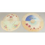 Early 20th Century Spanish School. A Design for a Fan, Watercolour, Stamped and inscribed, Shaped,