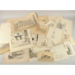 19th Century English School. "Malvern", pencil, inscribed, 11.75" x 15.5", (30x39.5cm) together with