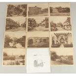 A collection of eleven early photographs of Petworth and surrounding area, 5.5" x 8" (14 x 20cm),