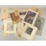 A FOLDER OF VARIOUS WATERCOLOURS (20).