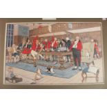 CECIL ALDIN "THE HUNT SUPPER". Limited Edition.