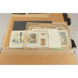 A set of four early 20th Century French pochoirs of children as Pierrot and Columbine, 6" x 9.5", (