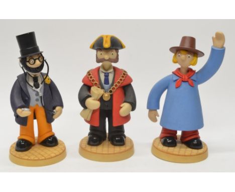 Three boxed ltd.ed large scale Robert Harrop Camberwick Green figure models H24cm:CGL01 Windy Miller, 895/2500CGL04 The Mayor