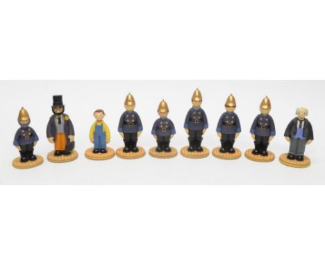 9 boxed Robert Harrop Camberwick Green figures:CG06 Dr MoppCG10 Pugh CG11 PughCG12 Barney McGrewCG13 CuthbertCG14 DibbleCG15 