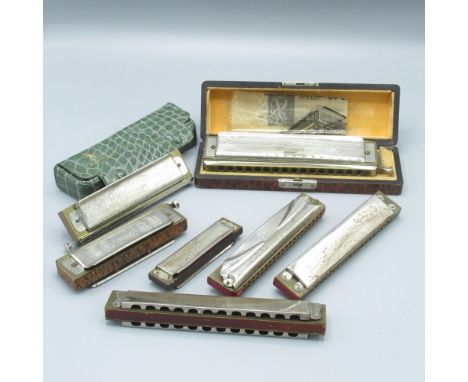 Harmonicas - Hohner 'The Super Chromonica', Hohner 'Song Band Vamper', Hohner 'The Cromonica', Hohner 'Song Band Alto Tuning'