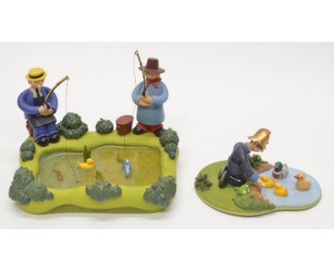 2 boxed Robert Harrop Camberwick Green models:CGS02 Windy Miller And Mr Carraway "Fishing in the Sun". Limited edition 1153(?