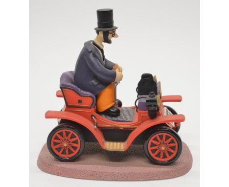 2 boxed Robert Harrop Camberwick Green models:CG63 Dr Mopp in his car. Near mint condition, a little dust.CG90 Chippy Minton 