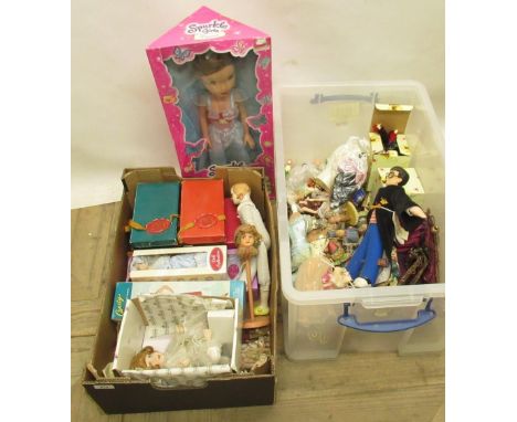 Three D'Anton dolls, Princess Catherine Doll, Candy the fashion model doll, Harry Potter soft toy figure, Sparkle Girlz Princ