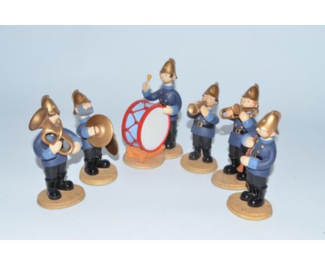 6 boxed Robert Harrop Camberwick Green figures: CG70 Pugh (Clarinet)CG71 Pugh (Trombone)CG72 Barney McGrew (Cymbals)CG73 Cuth