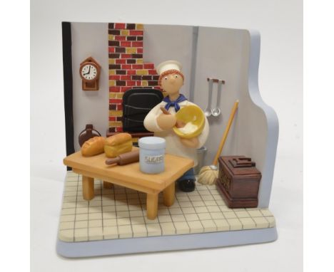 3 boxed limited edition Robert Harrop Camberwick Green models:CGS01 Mickey Murphy in his bakery "Pudding, Pie and Pastry Make