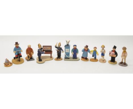 11 boxed Robert Harrop Camberwick Green figures:CG29 Windy Miller on his tricycleCG31 Mr Crockett CG61 Windy Miller "Hard At 