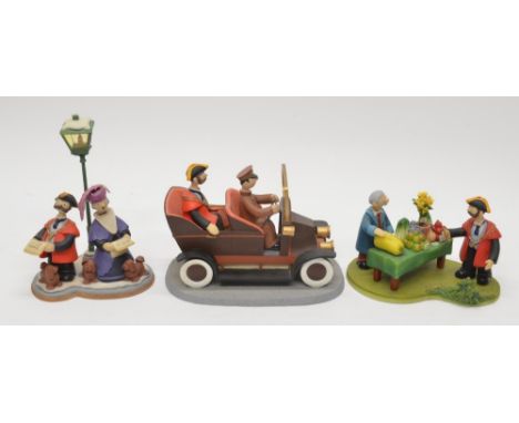 3 boxed Robert Harrop Camberwick Green models:CG68 The Mayor and Philby in the Mayoral CarCGCS04 The Mayor & Miss Lovelace "T