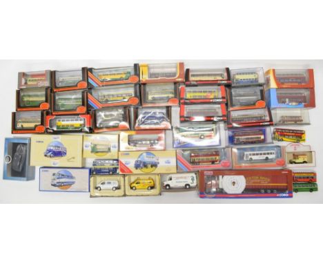 Collection of 1/76, 1/50 and 1/43 scale die-cast vehicles from Corgi, Oxford Die-cast etc, many limited edition with certific