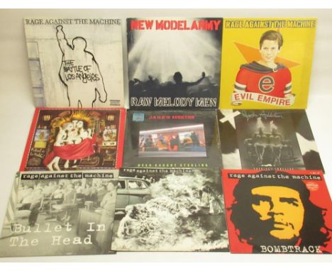 Collection of Heavy Metal and Rock LPs, 45s and CDs inc. Metallica, Janes Addiction, Led Zeppelin, New Model Army, Rage Again