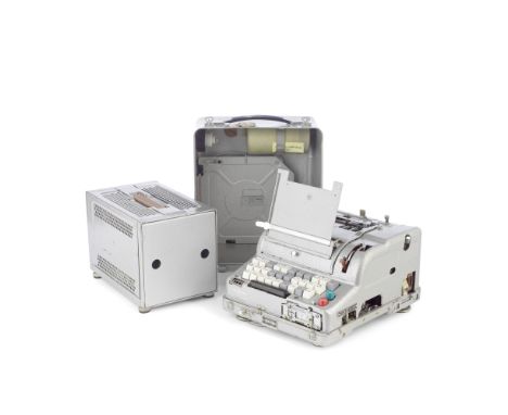 A FALKA M-125-3MN ROTOR-BASED CIPHER MACHINE WITH POWER SUPPLY, RUSSIAN, 1960'S,plaque stamped M-125-3MP2 N 98-92441, complet