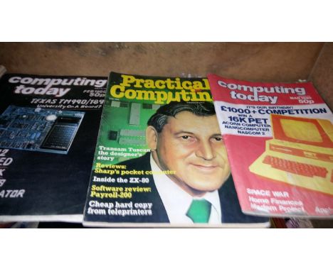 Collection of vintage Computer Magazines, all 1979 (rare).(8)