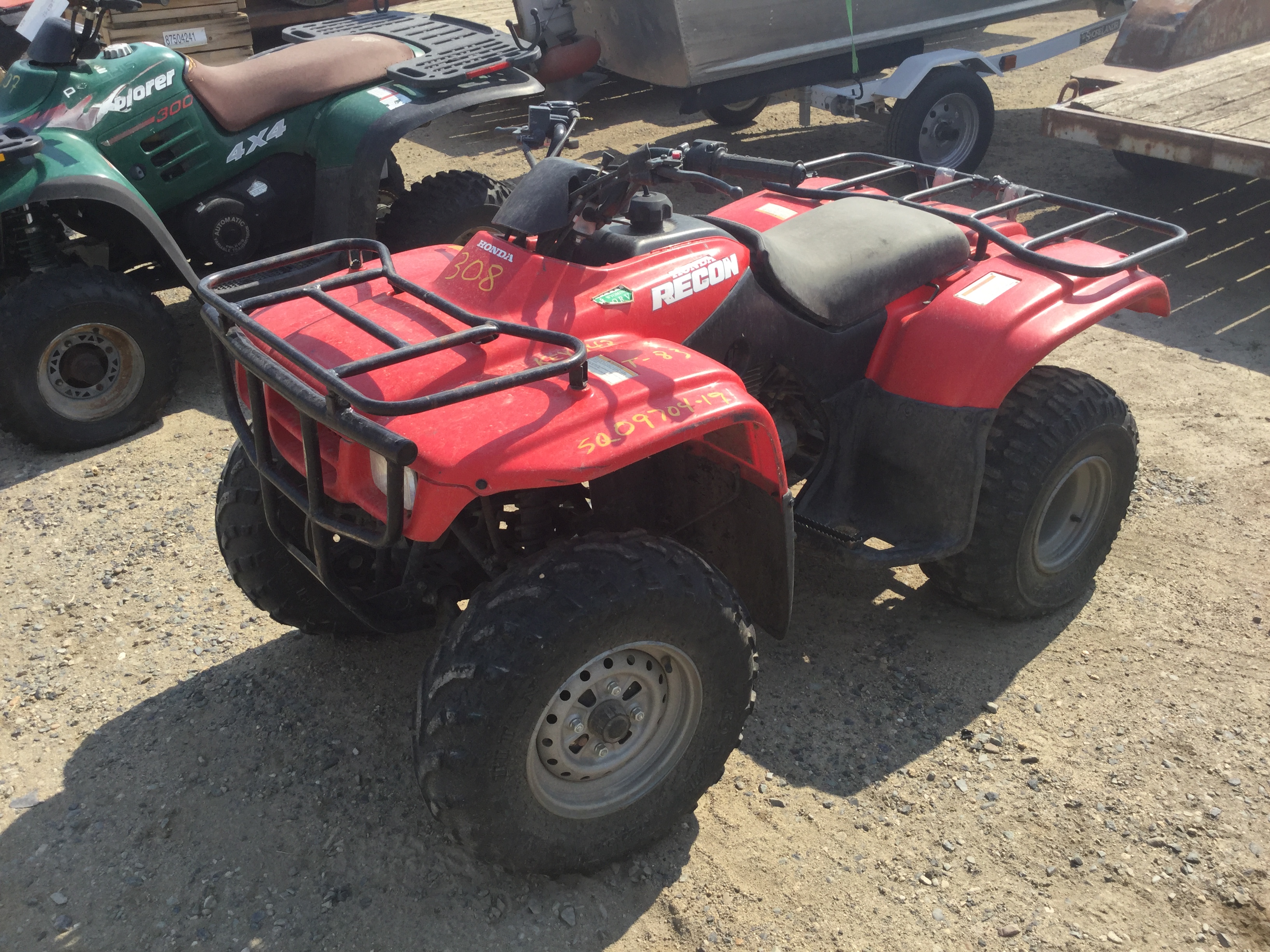 Year 2004 Make Honda Model Recon Type ATV Vin 407870 Mileage