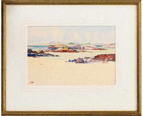 * MARY HOLDEN BIRD (BRITISH 1889 - 1978), GAY WEATHER watercolour on paper, monogrammed, titled versomounted, framed and unde