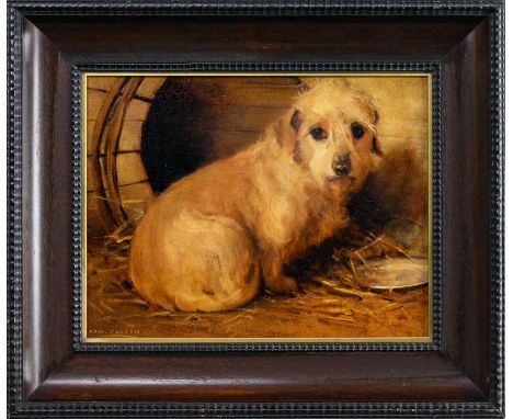 SAMUEL FULTON (SCOTTISH 1855 - 1941), GLEN OF IMAAL TERRIER  oil on canvas, signedframed and under glassimage size 34cm x 44c