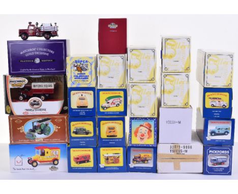 Quantity of  Matchbox Models Of Yesteryear and Collectibles,including: YHN01/SC Holden, YFE10/SA GMC Van, Y-27 Foden Steam Wa
