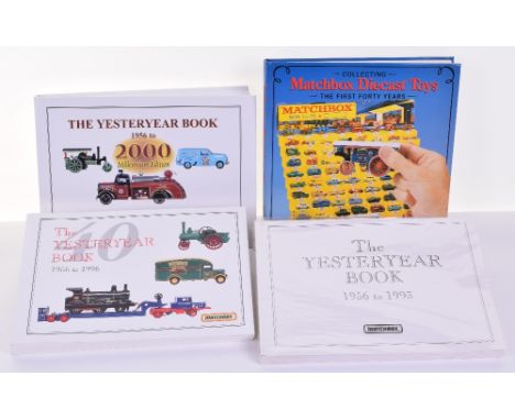 Four Matchbox Diecast Toys Reference Books, Collecting Matchbox Toys ‘The First Forty Years’  The Yesteryear Book 1956 to 199