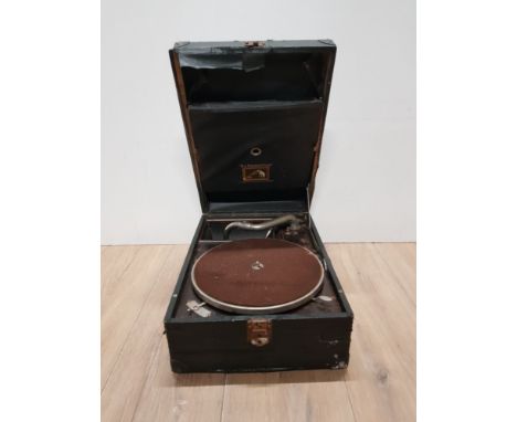 VINTAGE HIS MASTERS VOICE RECORD PLAYER