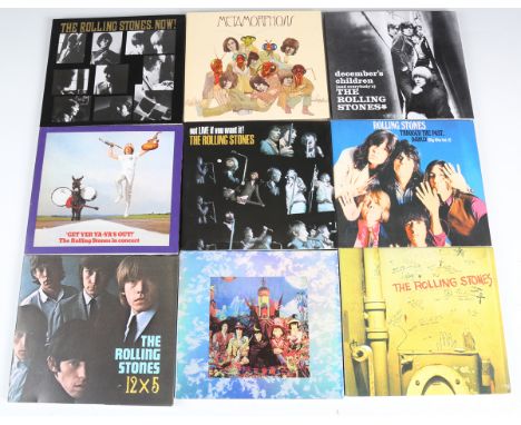 A collection of thirty-two compact disc releases by The Rolling Stones, mostly remastered SACD Hybrid Discs, including 'Hot R