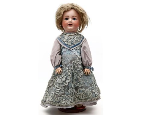 "Mein Lieblingsbaby". Bisk.-Porz.- Kurbelkopf, gem. K*&R Simon und Halbig 126 Germany 42. Offener Mund mit modellierter Zunge